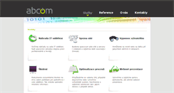 Desktop Screenshot of abcom.cz