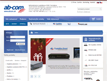 Tablet Screenshot of abcom.sk